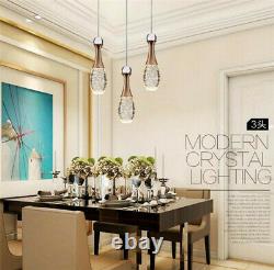 Moderne Bubble Crystal Ceiling Led Light Kitchen Bar Pendentif Lamp Bar Home Light