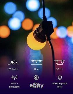 NOUVELLES lumières de guirlande intelligentes Twinkly GEN II 20 LED multi-app contrôlées 10m IP44