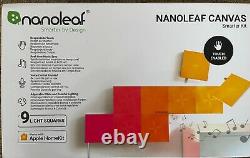 Nanoleaf Nl29-0002sw-9pk Panneaux Lumineux À Led En Forme De Carré 9 Pcs Multicolore