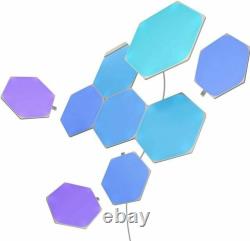 Nanoleaf Nl42-0002hx-9pk Panneaux Lumineux Led En Forme D'hexagone 9 Pcs Multicolore