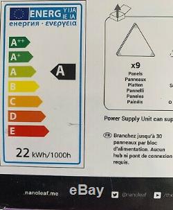 Nanoleaf Panneaux Lumineux Smarter Kit Rhythm Édition 9 Paquet
