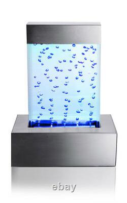 Nebula Tabletop Bubble Wall Caractéristique De L'eau Fontaine Couleur Changement De Lumières Intérieur