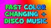 Neon Changing Color Dance Music Flashing Fluo Lights Colorful Lights Fast Color Changing