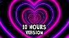 Neon Lumières Amour Coeur Tunnel Particules Fond 10 Heures Hd Vj Loop Disco Rose Et Violet