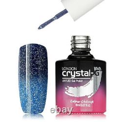 Nouveau Crystal-g, Couleurs Thermiques Changer Th-23 Uv / Led Gel Nail Polish, Royaume-uni Marque