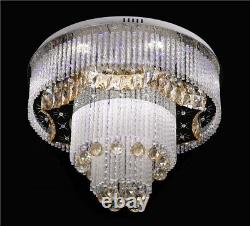 Nouveau Design Lampe De Plafond En Cristal Moderne Avec Mp3 Bluetooth Et Remote 8213