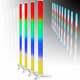 Pack De 4 Tubes à Impulsions Equinox Led Rainbow Colour Changing Dj Disco Party Light Fx