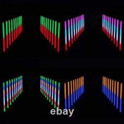 Pack de 4 tubes à impulsions Equinox LED Rainbow Colour Changing DJ Disco Party Light FX