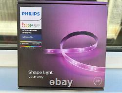 Philips Hue Lightstrip Plus 2m Blanc Et Couleur Sans Fil Smart Led Kit V3 Scellé