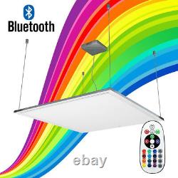 Plafonnier LED à panneau de plafond à changement de couleur RGB 40W Bluetooth Smart Tile 600 x 600