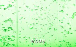 Primrose Cosmo Curved Bubble Water Wall Avec Des Lumières Changeantes De Couleur