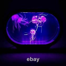 Réaliste Jellyfish Tank Lampe Lumière Réactive Couleur Changer D'humeur Accueil Aquarium