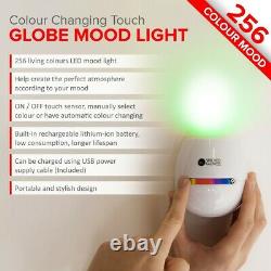 Rechargeable 256 Couleurs Changement Automatique Led Mood Light Touch Usb Portable Nouveau