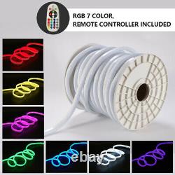 Rgb 5050 Led Strip Neon Rope Lights Imperméable 220v 240v Éclairage Extérieur De Jardin