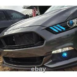 Rgb Led Changement Multi-couleurs Phares Accent Drl Set Pour 2015-2017 Ford Mustang
