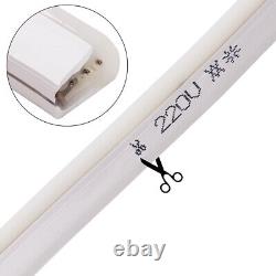 Rgb Led Strip 220v Neon Flex Rope Light Imperméable Éclairage Extérieur Flexible Uk