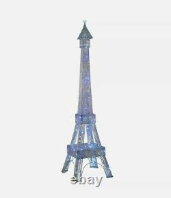 Stupéfiant 146cm Tour Eiffel Lampe Au Sol 112 Changement De Couleur Led