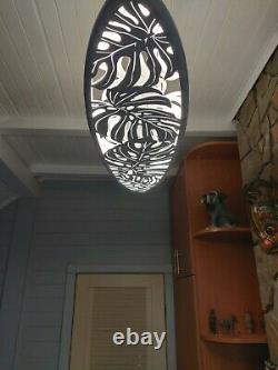 Surfez La Lumière De Plafond Pour La Décoration Maison. Lampe Surfboard, Lampe De Nuit Pour Décor Mural