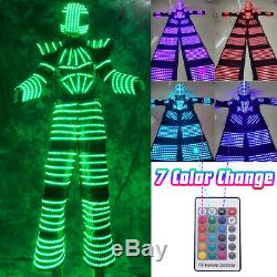 Télécommande 7 Changement De Couleur Led Robot Vêtements Vêtements Costume Party Costume
