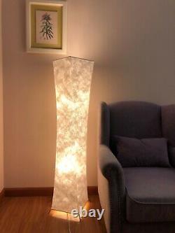 Uk Nouvelle Lampe Rgb Led Avec 2 Ampoules De Couleur Tissu Souple Lampe De Plancher Léger Moderne