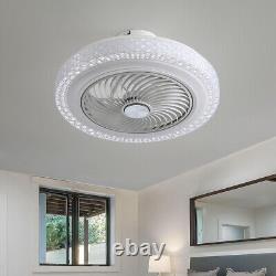 Ventilateur de plafond LED avec lumière Contrôle APP 12 lumières changeantes de couleur RGB Ventilateurs de plafond