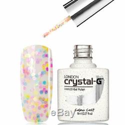 Vernis À Ongles En Gel Gammep11-crazy Candy Dotsuv / Led Crystal-g Confetti Glitters