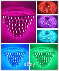 Waterpoof 5050 Rgb Led Strip Lights 220v 240v Flexible Rope Outdoor Garden Lampe