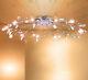 Xxl Lampe Led De Plafond De Cristal Rc + Changement De Couleur De La Lumière 90cm Lustre 12 Bras
